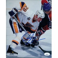 Bob Bassen St. Louis Blues Signed 8x10 Cardstock Photo JSA Authenticated Wearing