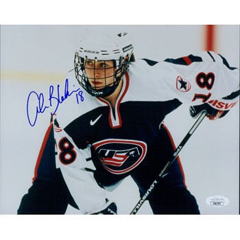 Alena Blahoski Team USA Hockey Signed 8x10 Glossy Photo JSA Authenticated