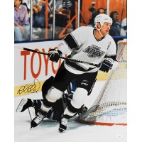 Rob Blake Los Angeles Kings Signed 16x20 Glossy Photo JSA Authenticated