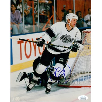 Rob Blake Los Angeles Kings Signed 8x10 Glossy Photo JSA Authenticated