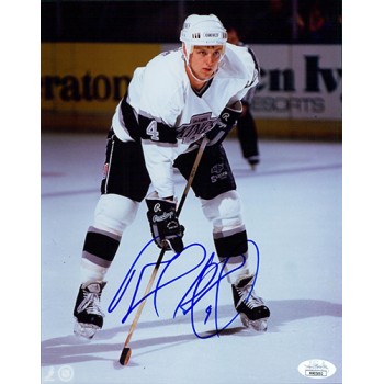Rob Blake Los Angeles Kings Signed 8x10 Glossy Photo JSA Authenticated