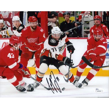 JT Brown Anaheim Ducks Signed 8x10 Matte Photo JSA Authenticated