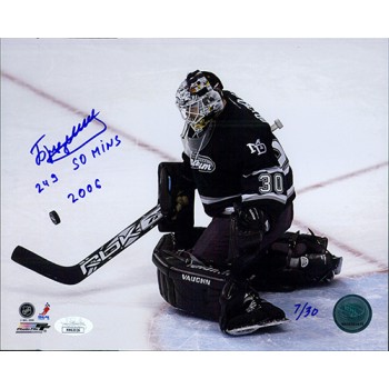 Ilya Bryzgalov Anaheim Mighty Ducks Signed Limited 8x10 Photo JSA Authenticated