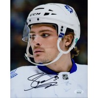 Sam Carrick Toronto Maple Leafs Signed 8x10 Matte Photo JSA Authenticated