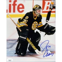 Jon Casey Boston Bruins Signed 8x10 Glossy Photo JSA Authenticated