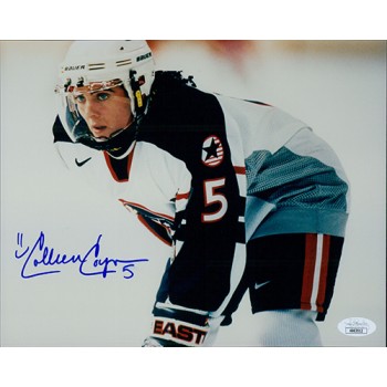 Colleen Coyne Team USA Hockey Signed 8x10 Glossy Photo JSA Authenticated