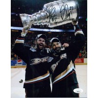 Anaheim Ducks Rob Scott Niedermayer Signed 8x10 Matte Photo JSA Authenticated