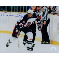 Tricia Dunn Team USA Hockey Signed 8x10 Glossy Photo JSA Authenticated