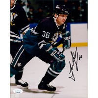 Todd Ewen Anaheim Mighty Ducks Signed 8x10 Glossy Photo JSA Authenticated