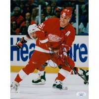 Sergei Federov Detroit Red Wings Signed 8x10 Glossy Photo JSA Authenticated