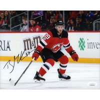 Brian Gibbons New Jersey Devils Signed 8x10 Matte Photo JSA Authenticated