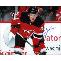Brian Gibbons New Jersey Devils Signed 8x10 Matte Photo JSA Authenticated