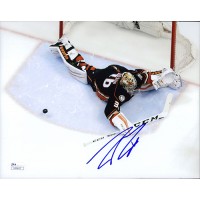 John Gibson Anaheim Ducks Signed 8x10 Matte Photo JSA Authenticated