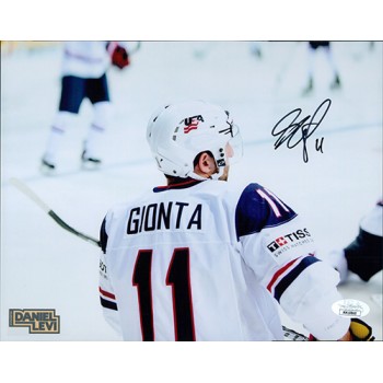 Stephen Gionta New Jersey Devils Signed 8x10 Matte Photo JSA Authenticated