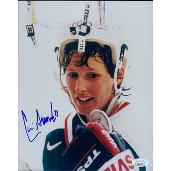 Cammi Granato Team USA Hockey Signed 8x10 Glossy Photo JSA Authenticated