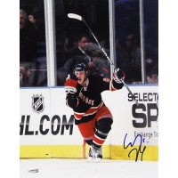 Carl Hagelin New York Rangers Signed 11x14 Matte Photo JSA Authenticated