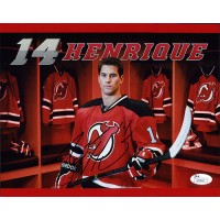 Adam Henrique New Jersey Devils Signed 8x10 Matte Photo JSA Authenticated