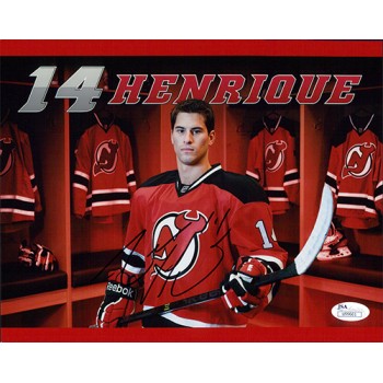 Adam Henrique New Jersey Devils Signed 8x10 Matte Photo JSA Authenticated