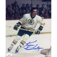 Ken Hodge Boston Bruins Signed 8x10 Glossy Photo JSA Authenticated