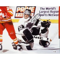 Kelly Hrudey Los Angeles Kings Signed 11x14 Glossy Photo JSA Authenticated