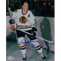 Bobby Hull Chicago Blackhawks Signed 8x10 Glossy Photo JSA Authenticated