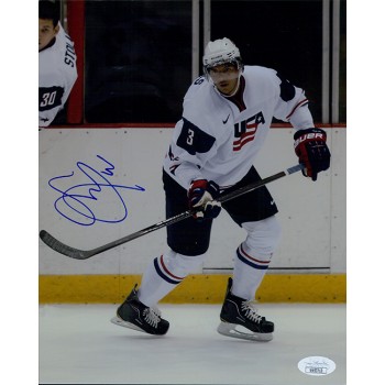 Seth Jones Team USA Signed 8x10 Glossy Photo JSA Authenticated