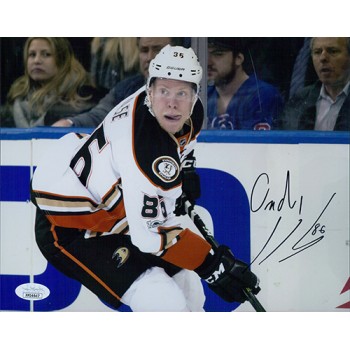 Ondrej Kase Anaheim Ducks Signed 8x10 Matte Photo JSA Authenticated