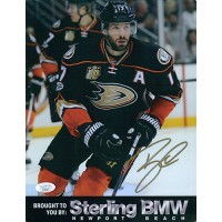 Ryan Kesler Anaheim Ducks Signed 8.5x11 Cardstock Promo Photo JSA Authenticated
