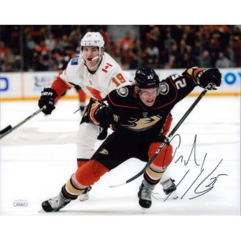 Jacob Larsson Anaheim Ducks Signed 8x10 Matte Photo JSA Authenticated