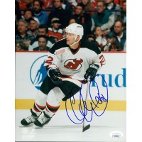 Claude Lemieux New Jersey Devils Signed 8x10 Glossy Photo JSA Authenticated