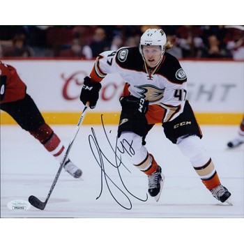 Hampus Lindholm Anaheim Ducks Signed 8x10 Matte Photo JSA Authenticated