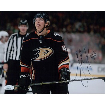 Hampus Lindholm Anaheim Ducks Signed 8x10 Matte Photo JSA Authenticated