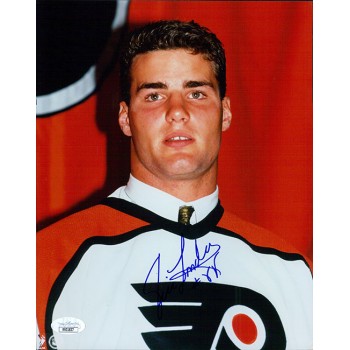 Eric Lindros Philadelphia Flyers Signed 8x10 Glossy Photo JSA Authentic No Card