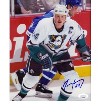 Troy Loney Anaheim Mighty Ducks Signed 8x10 Glossy Photo JSA Authenticated