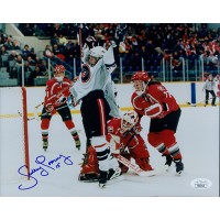 Shelly Looney Team USA Hockey Signed 8x10 Glossy Photo JSA Authenticated