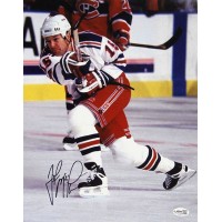 John MacLean New York Rangers Signed 11x14 Matte Photo JSA Authenticated