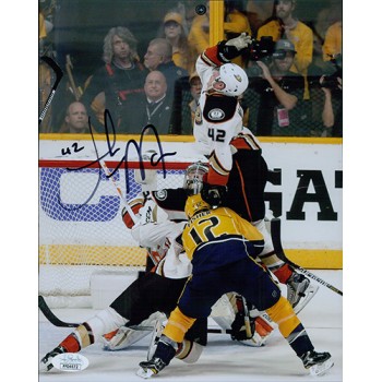 Josh Manson Anaheim Ducks Signed 8x10 Matte Photo JSA Authenticated