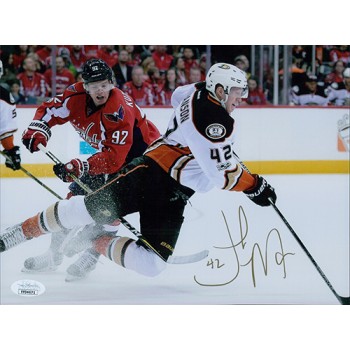 Josh Manson Anaheim Ducks Signed 8x10 Matte Photo JSA Authenticated