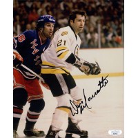 Don Marcotte Boston Bruins Signed 8x10 Glossy Photo JSA Authenticated