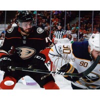 Jaycob Megna Anaheim Ducks Signed 8x10 Matte Photo JSA Authenticated