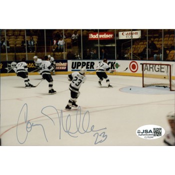 Corey Millen Los Angeles Kings Signed 4x6 Glossy Photo JSA Authenticated