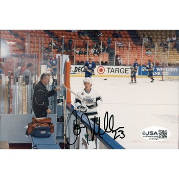 Corey Millen Los Angeles Kings Signed 4x6 Glossy Photo JSA Authenticated