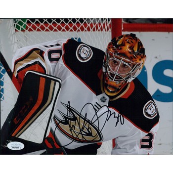 Ryan Miller Anaheim Ducks Signed 8x10 Matte Photo JSA Authenticated
