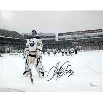 Ryan Miller Buffalo Sabres Signed 8x10 Matte Photo JSA Authenticated