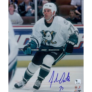 Adam Oates Signed Anaheim Mighty Ducks 8x10 NHL Photo Global Authenticated