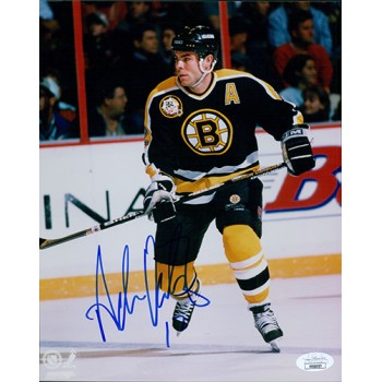 Adam Oates Boston Bruins Signed 8x10 NHL Glossy Photo JSA Authenticated