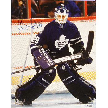 Felix Potvin Toronto Maple Leafs Signed 11x14 Matte Photo JSA Authenticated