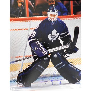 Felix Potvin Toronto Maple Leafs Signed 11x14 Matte Photo JSA Authenticated