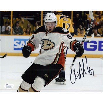 Rickard Rakell Anaheim Ducks Signed 8x10 Matte Photo JSA Authenticated