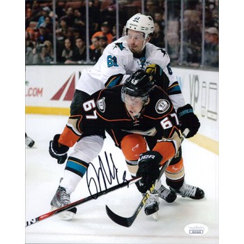 Rickard Rakell Anaheim Ducks Signed 8x10 Matte Photo JSA Authenticated